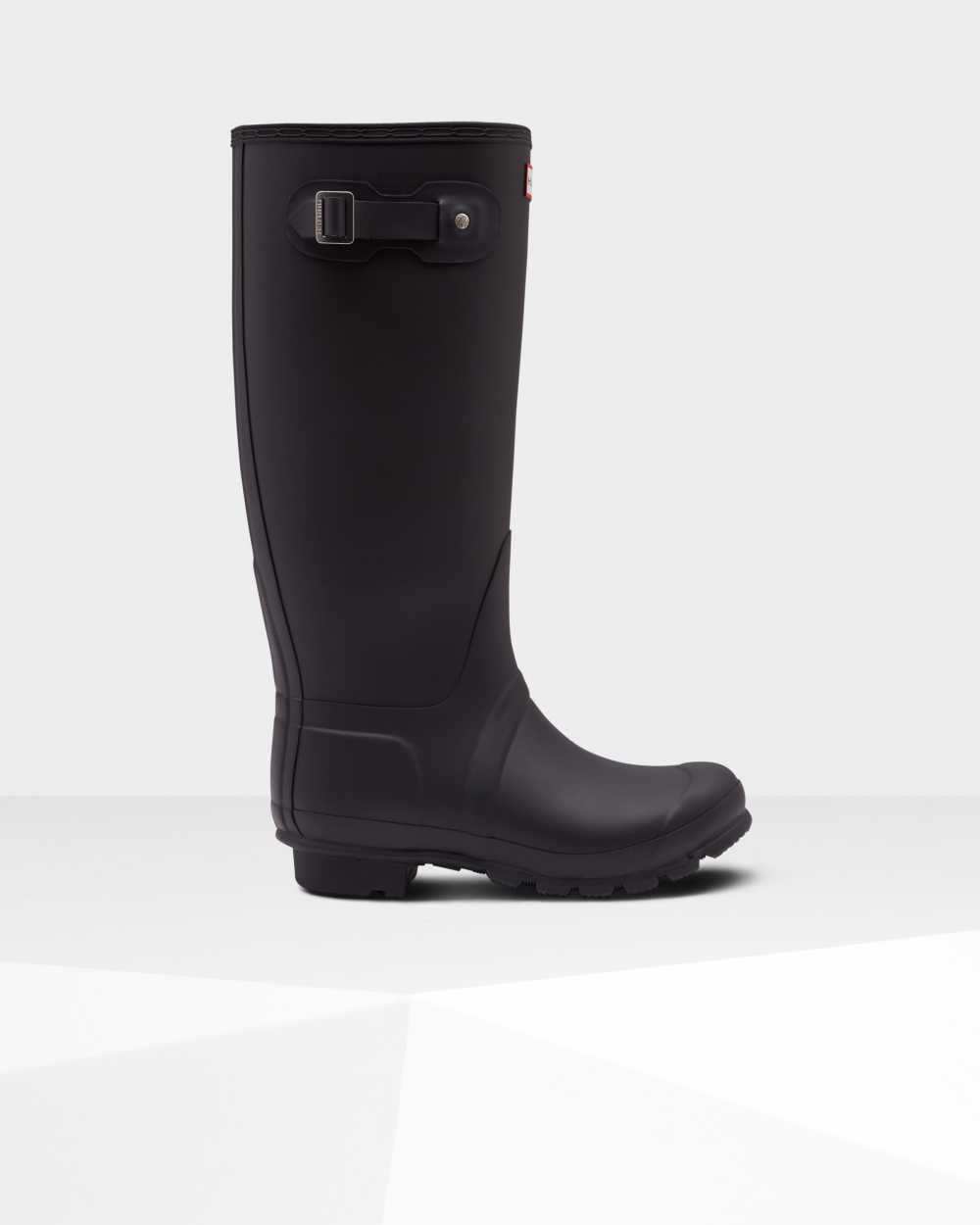 Hunter Original Isolierte Wide Leg Winterstiefel Damen - Hunter Hohe Gummistiefel Schwarz | Deutschl
